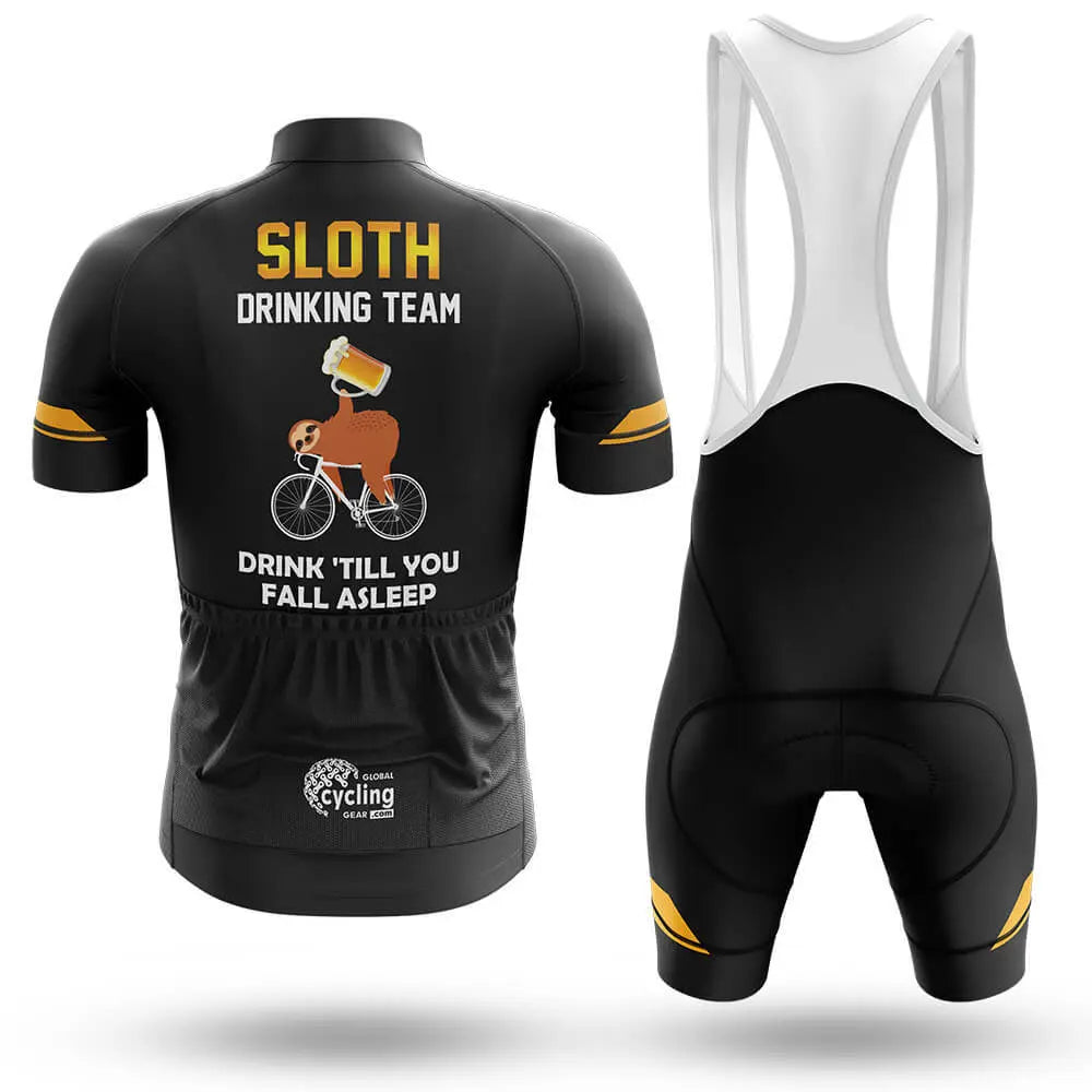 Sloth Drinking Team - Black - Men's Cycling Kit